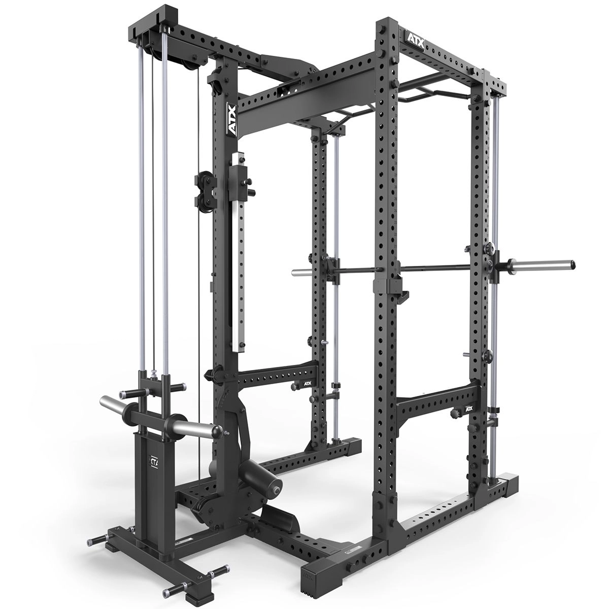 ATX Power Rack Komplettsystem mit Latzug-Plate Load + Multipresse