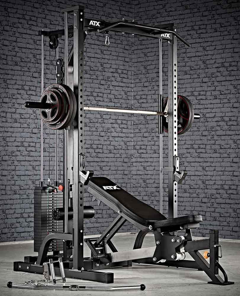 ATX multi-press 30mm with lat pulldown device 115 kg weights