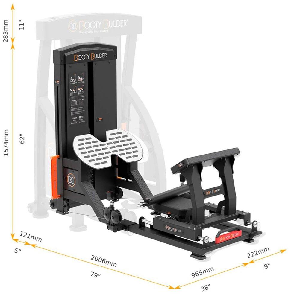 Booty Builder V8, Hip Thrust Machine, Butt Machine