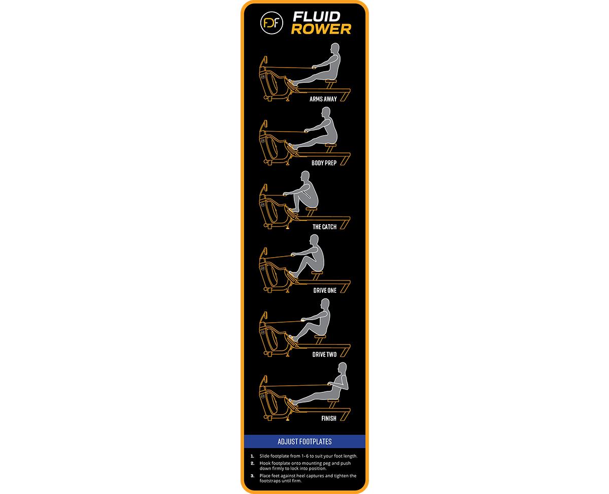First Degree E350 Fluid Rower - rowing machine