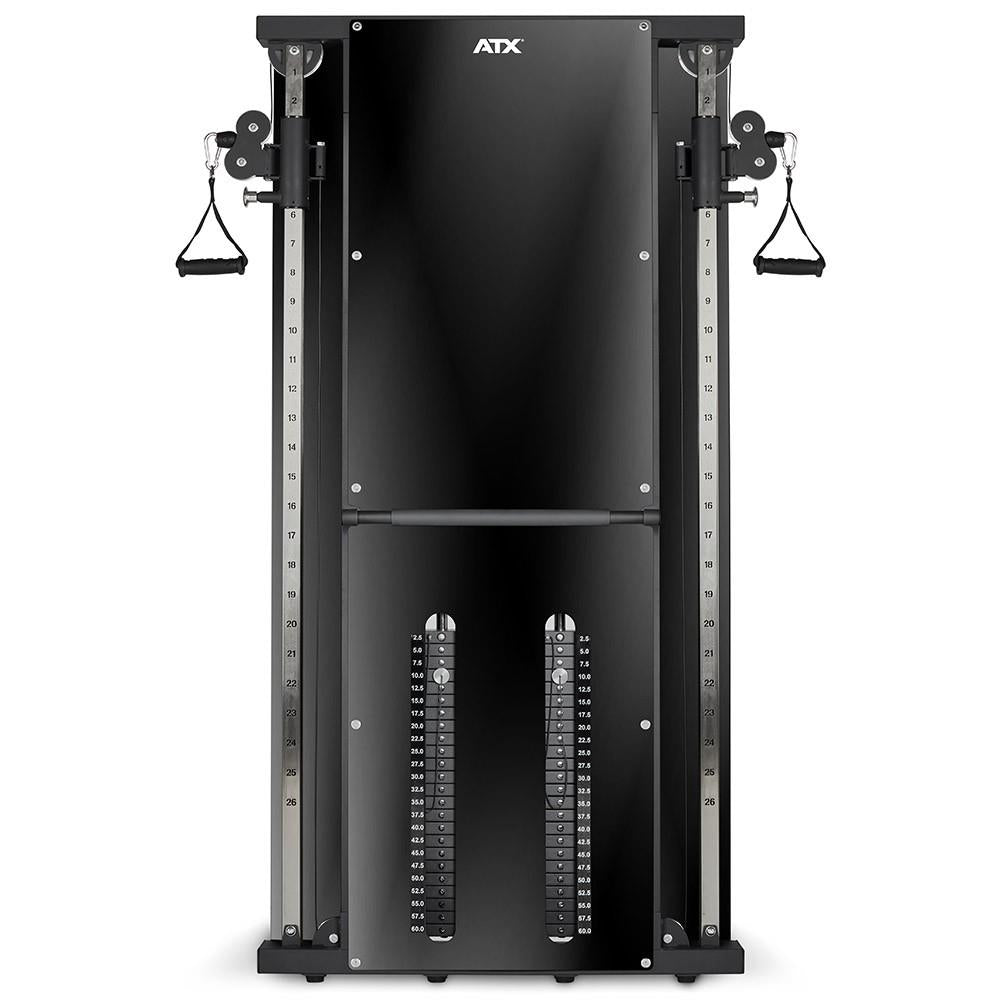ATX Duale Wandzugstation mit 2 x 60 kg Steckgewichten