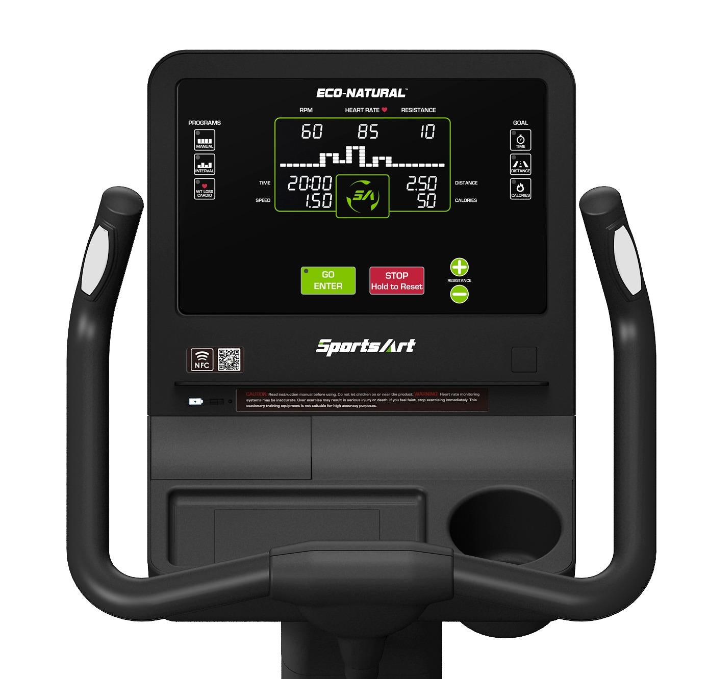 Sportsart Upright Cycle, Upright Bike - Seated Ergometer C573U