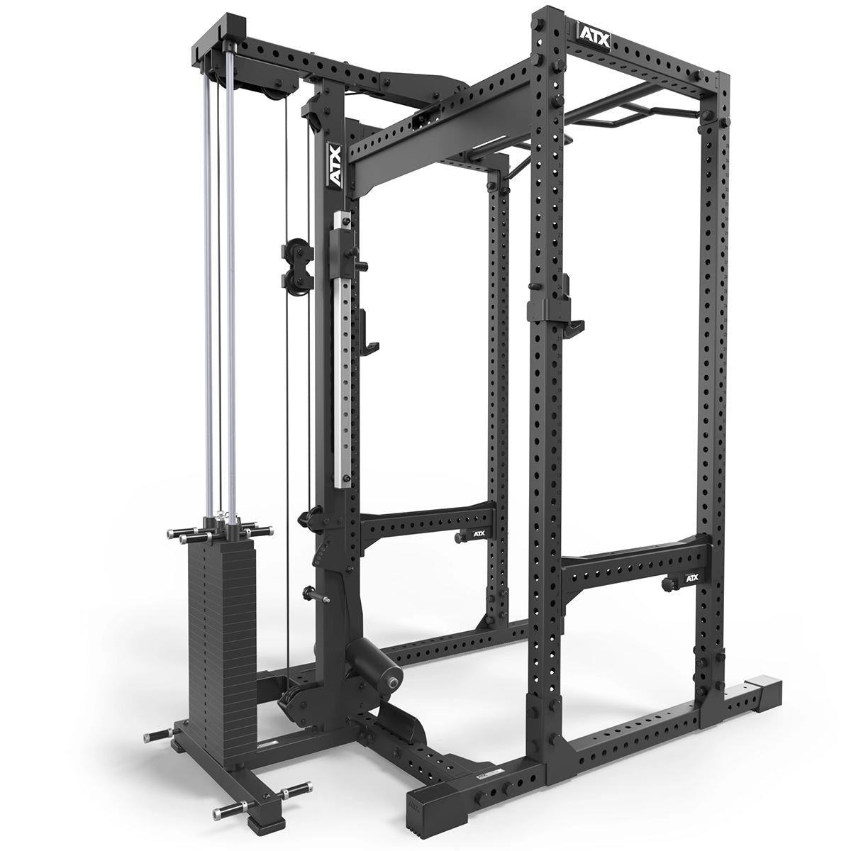 ATX Power Rack PRX-780 mit Latzug - 125 kg Steckgewichte