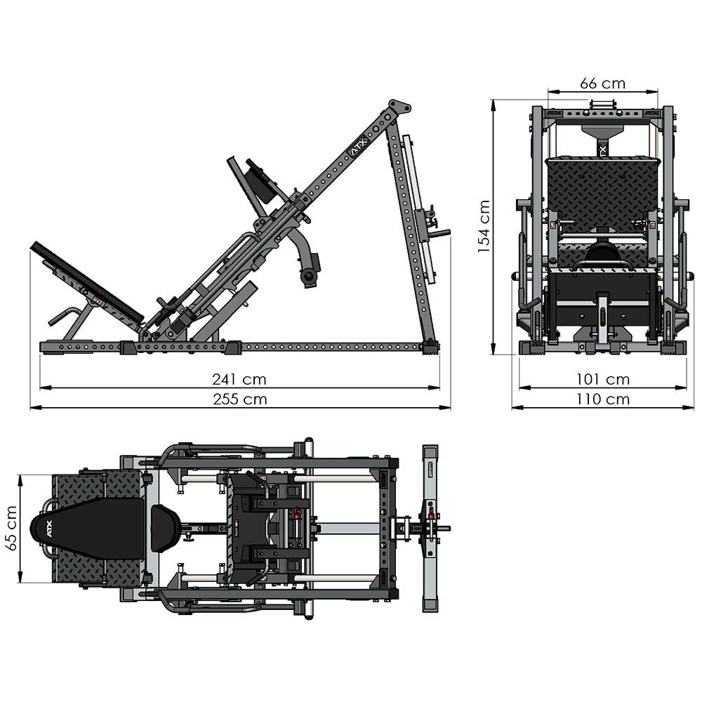 ATX leg press / Hackenschmidt Combo 4inONE
