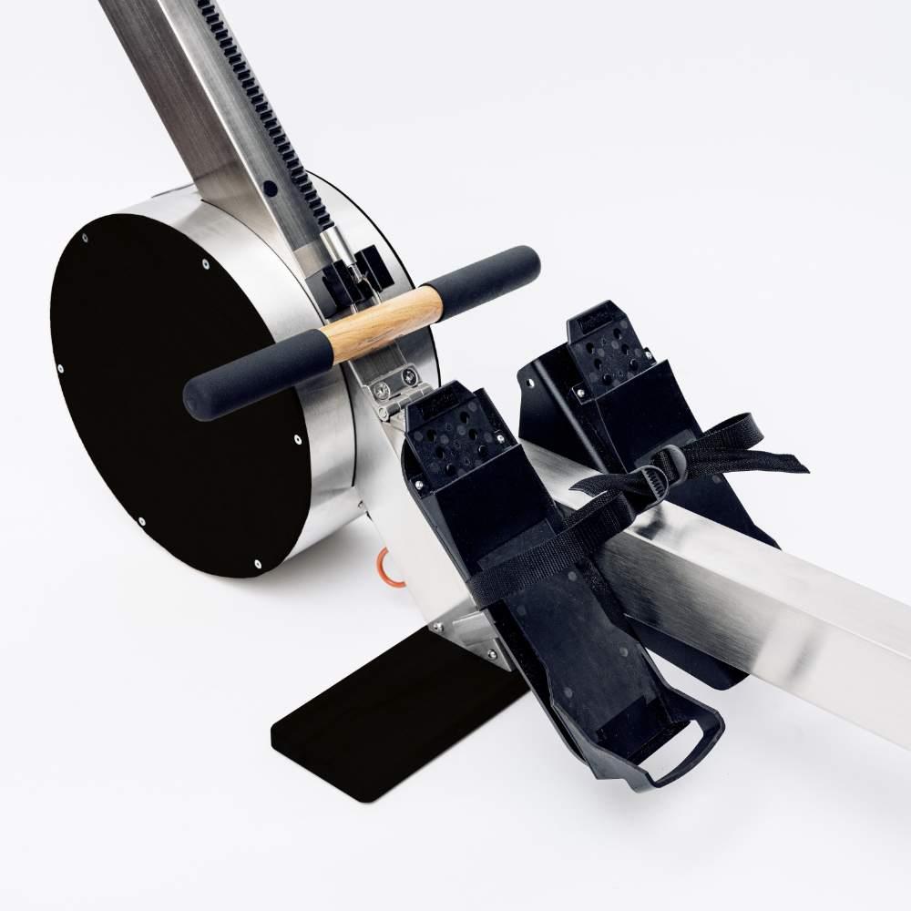 Augletics Eight - Black - Rowing machine professional model with touch display